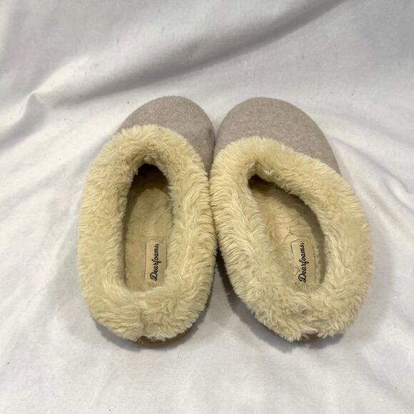 Dearfoams woman’s memory foam clog slip on house slippers size 7-8 - Picture 3 of 5